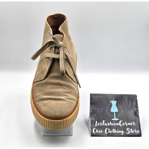 Frye Men\'s Ash Waxed Suede Lace-Up Emory Chukka Boots Size 10 3034 main image 6